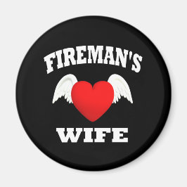 Brandmans fru magnet