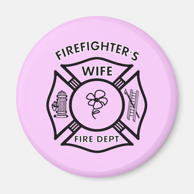 Brandmans fru magnet (Framsidan)