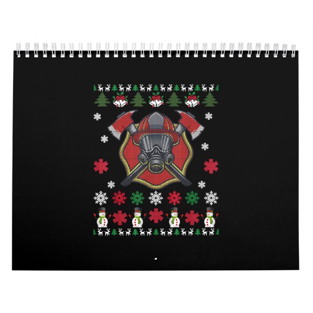 Brandmansblomma julklapp Älskare-gåvor Kalender (Omslag)