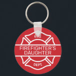 Brandmansborrning, rödnyckelkedja nyckelring<br><div class="desc">Välj önskad färg,  ändra texten efter behov</div>