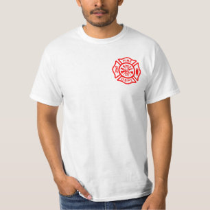 Brandmansbrandbekämparens brandavdelning för Logot T Shirt