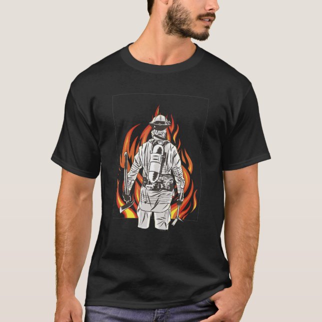 Brandmansbrandkår Brandbrandkår Hero 1 T Shirt (Framsida)