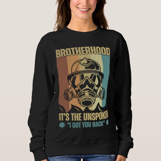 Brandmänsbrödraskap Jag har din rygg T Shirt (Framsida)