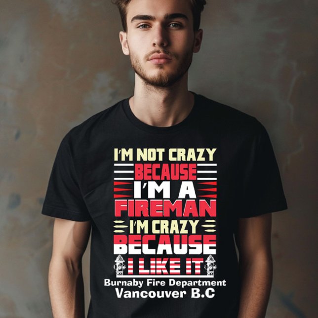 Brandmansentusiasm för deras arbete t shirt (Skapare uppladdad)