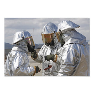 Brandmansfartyg för Rädding av luftfartyg Fototryck