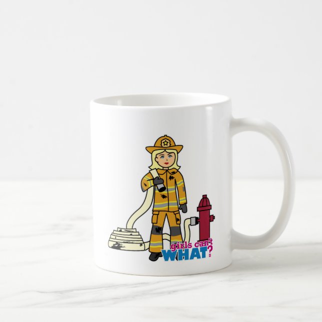 Brandmansflicka - Blonde Kaffemugg (Höger)