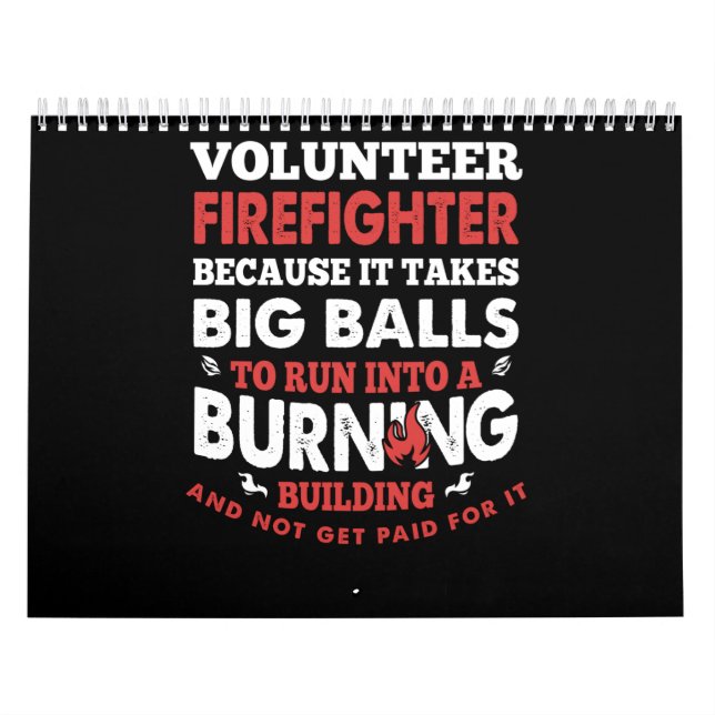 Brandmansgåva| Volunteer Firefighter Kalender (Omslag)