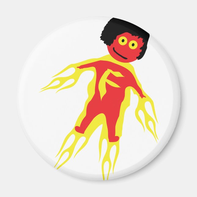 brandmansikon magnet (Framsidan)
