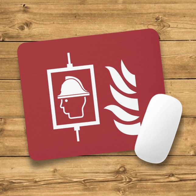 Brandmanssäkerhetsskylt Hiss Musmatta (Skapare uppladdad)