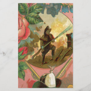 Brandmansskydd för vintage 1880 brevpapper