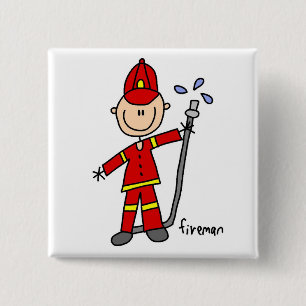 Brandmanstick figur knapp