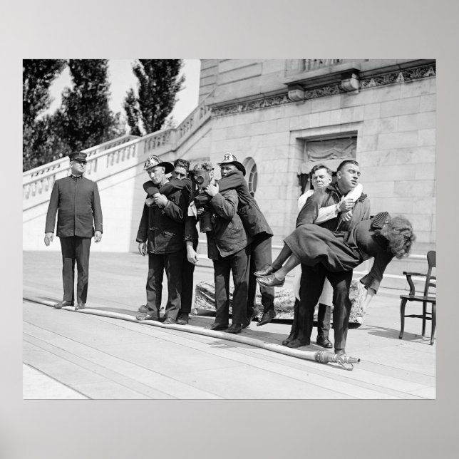 Brandmansutbildning, 1923 poster (Framsidan)