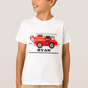 Brandmarionett och hans brandbil T-Shirt