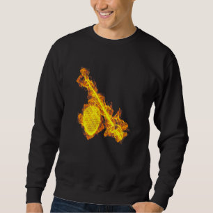 Brandmätningsmask och flamdämpare lång ärmad tröja