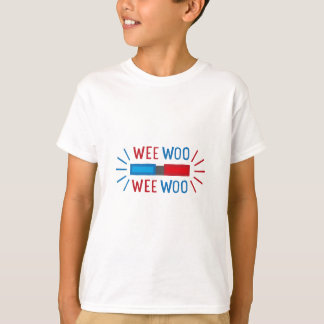 Brandmotor för polisbilar t shirt