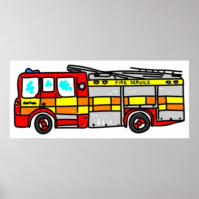 Brandmotor Poster (Framsidan)