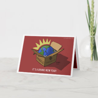 Brandnew år helgkort