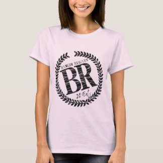 Brandnew "BR" logotyputslagsplats (rosor) Tee Shirt