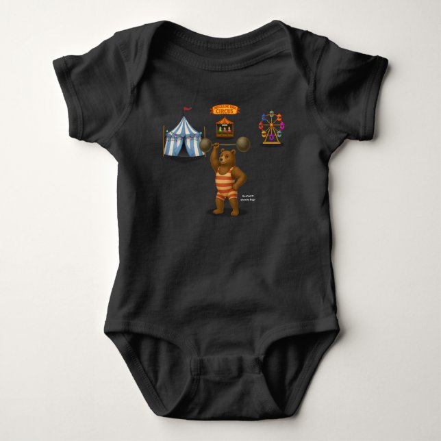Brandon, cirkus stark björn t shirt (Framsida)