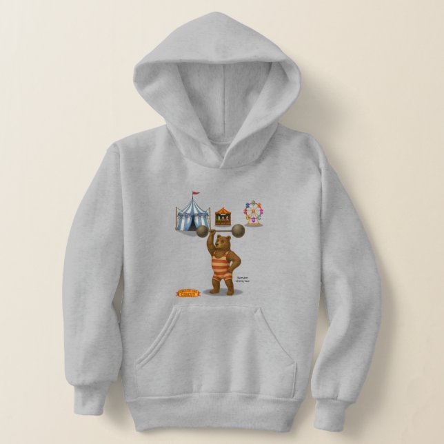 Brandon, cirkusstark björn t shirt (Laydown)