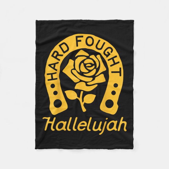 Brandon Hard Fadow Hallelujah Puppfostra Jesus Sjö Fleecefilt (Framsidan)