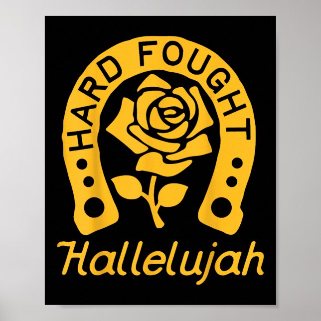 Brandon Hard Fadow Hallelujah Puppfostra Jesus Sjö Poster (Framsidan)