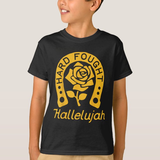 Brandon Hard Fadow Hallelujah Puppfostra Jesus Sjö T Shirt (Framsida)
