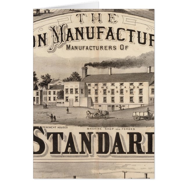 Brandon Manufacturing Company Hälsningskort (Framsidan)