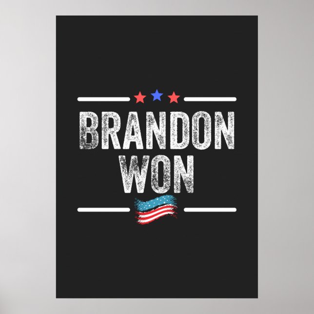 brandon vann, brandon vann roligt, brandon won ame poster (Framsidan)