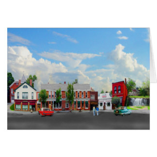 Brandon VT vattenfall Hälsningskort