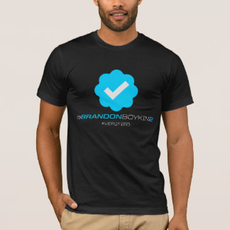 @BrandonBoykin2 - Verifierat - svart Tee Shirt