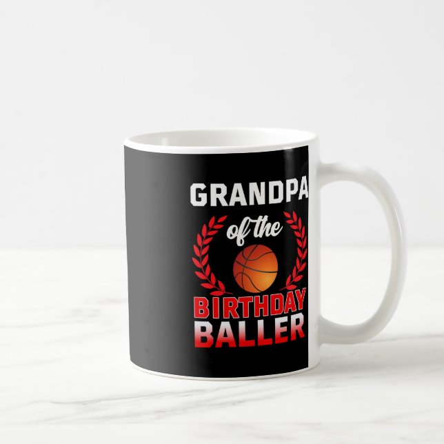 BRANDPA Baller Basketball Theme Bd Kaffemugg (Höger)