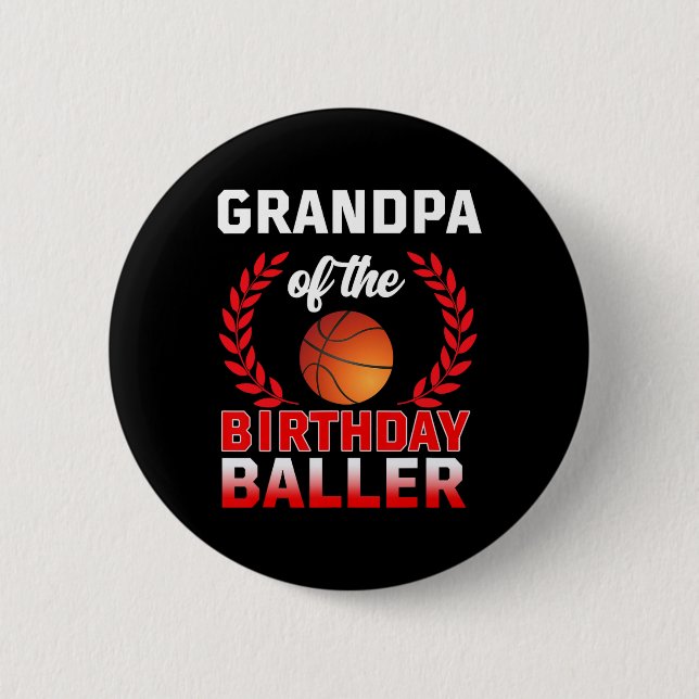 BRANDPA Baller Basketball Theme Bd Knapp (Framsida)