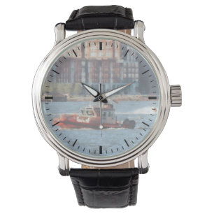 Brandräddningsbåt Hudsonfloden Armbandsur