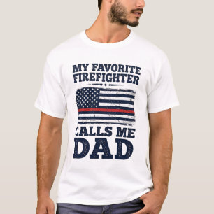 Brandskadad pappa vintage flagg skjorta design_1 t shirt