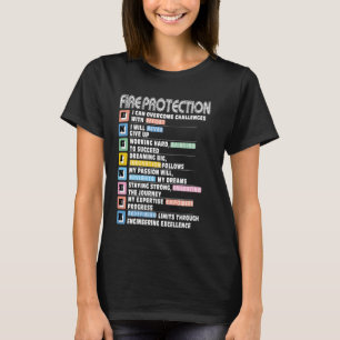 Brandskydd Ingenjör Motivacional T Shirt