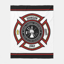 Brandskyddsavdelningen ADD NAMN Firefighter Badge