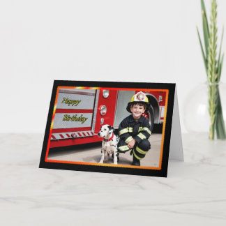 Brandsläckande Duo Posts födelsedagskort Kort