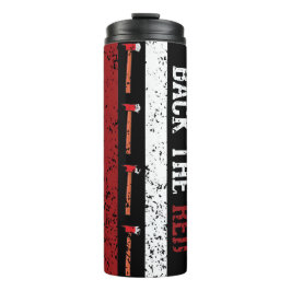 Brandsläckare avfyrar röda i rött