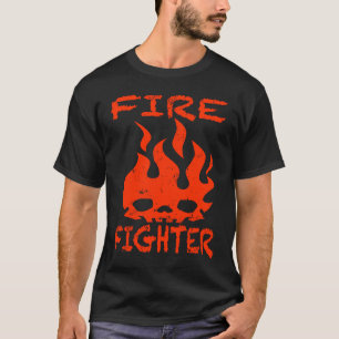 Brandsläckare Brandbrandsläckare Ansikte Brandbran T Shirt