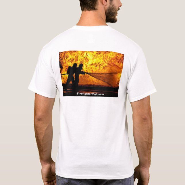 Brandsläckare Fire Rädding T-Shirt (Baksida)