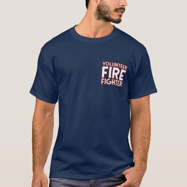 Brandsläckare för brandsläckare för frivilliga bra t shirt (Framsida)