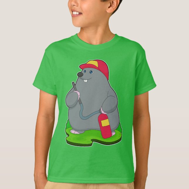 Brandsläckare för brandsläckare t shirt (Framsida)