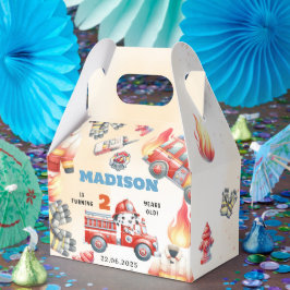 Brandsläckare i Lastbil 2:a födelsedagen Presentaskar