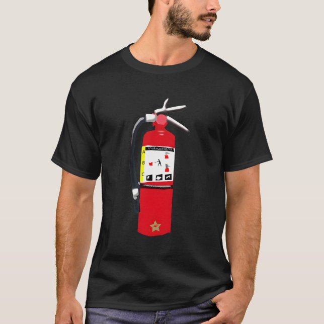 Brandsläckare T Shirt (Framsida)