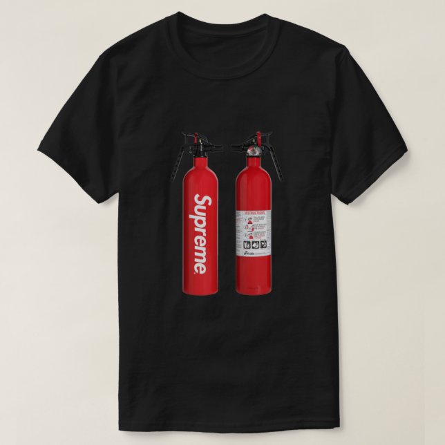 Brandsläckare - väsentliga t shirt (Design framsida)