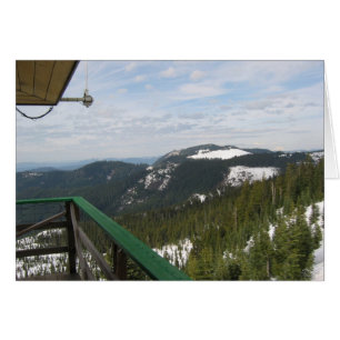 Brandsläckning i Warner Mountain Hälsningskort