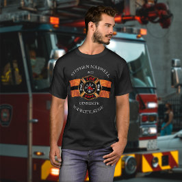 Brandsläckningsanläggningens Namn stadsstatus T-shirt