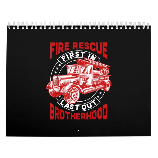 Brandsläckningsbrandkår, sista Räddingen i brödras Kalender (Omslag)