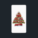 Brandsläckningsbrandsläckare i Lastbil Ljus brands Adressetikett<br><div class="desc">Brandsläckningsbrand i Lastbil Ljus Lastbil Julgran</div>